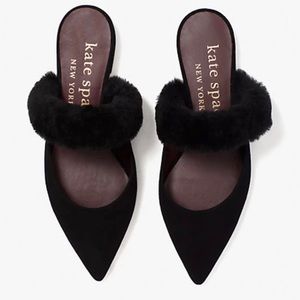 NWT Kate Spade marielle mules size 8 - black, never worn!